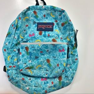Jansport Tropical Blue School Backpack